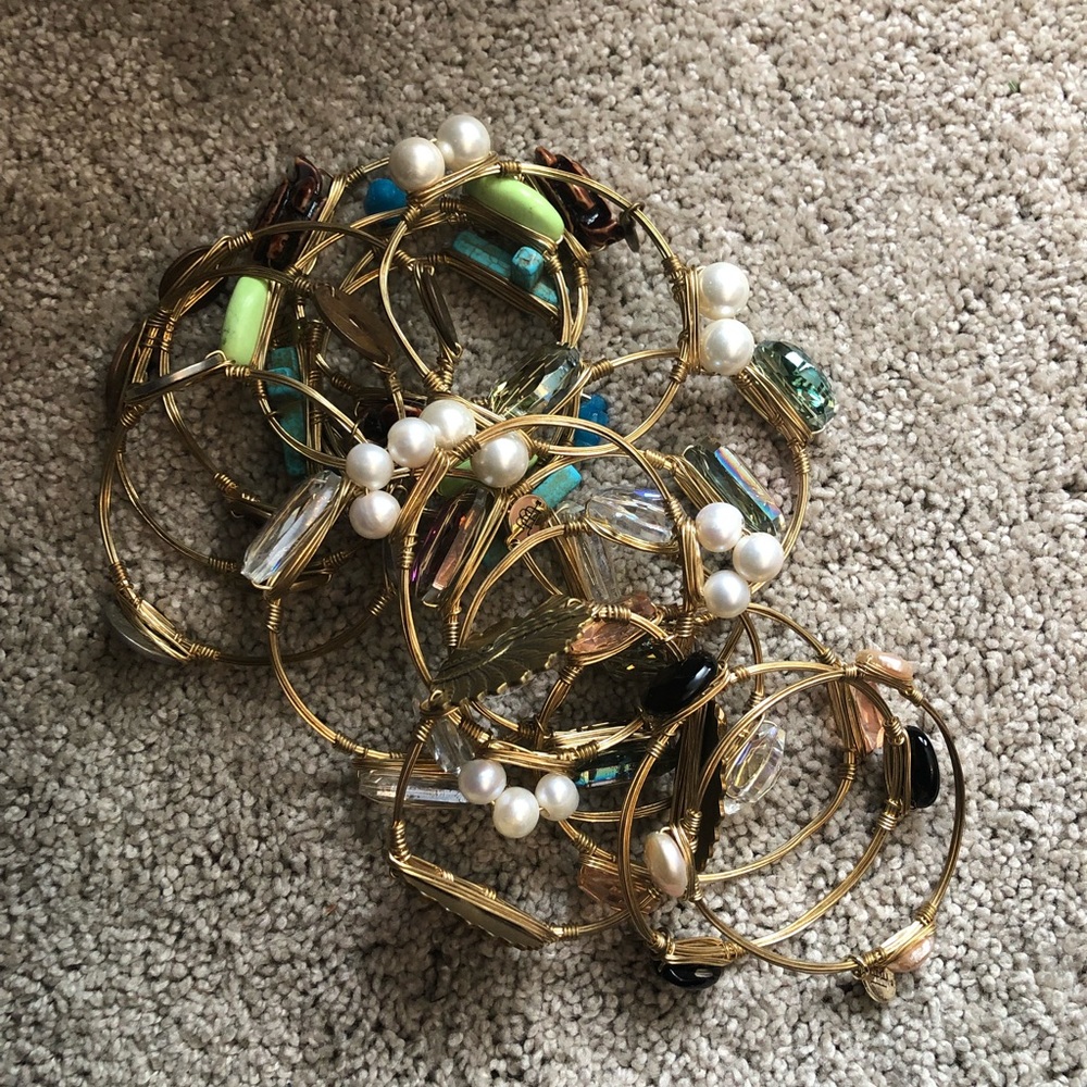 17 Burbon and Bowtie bracelets